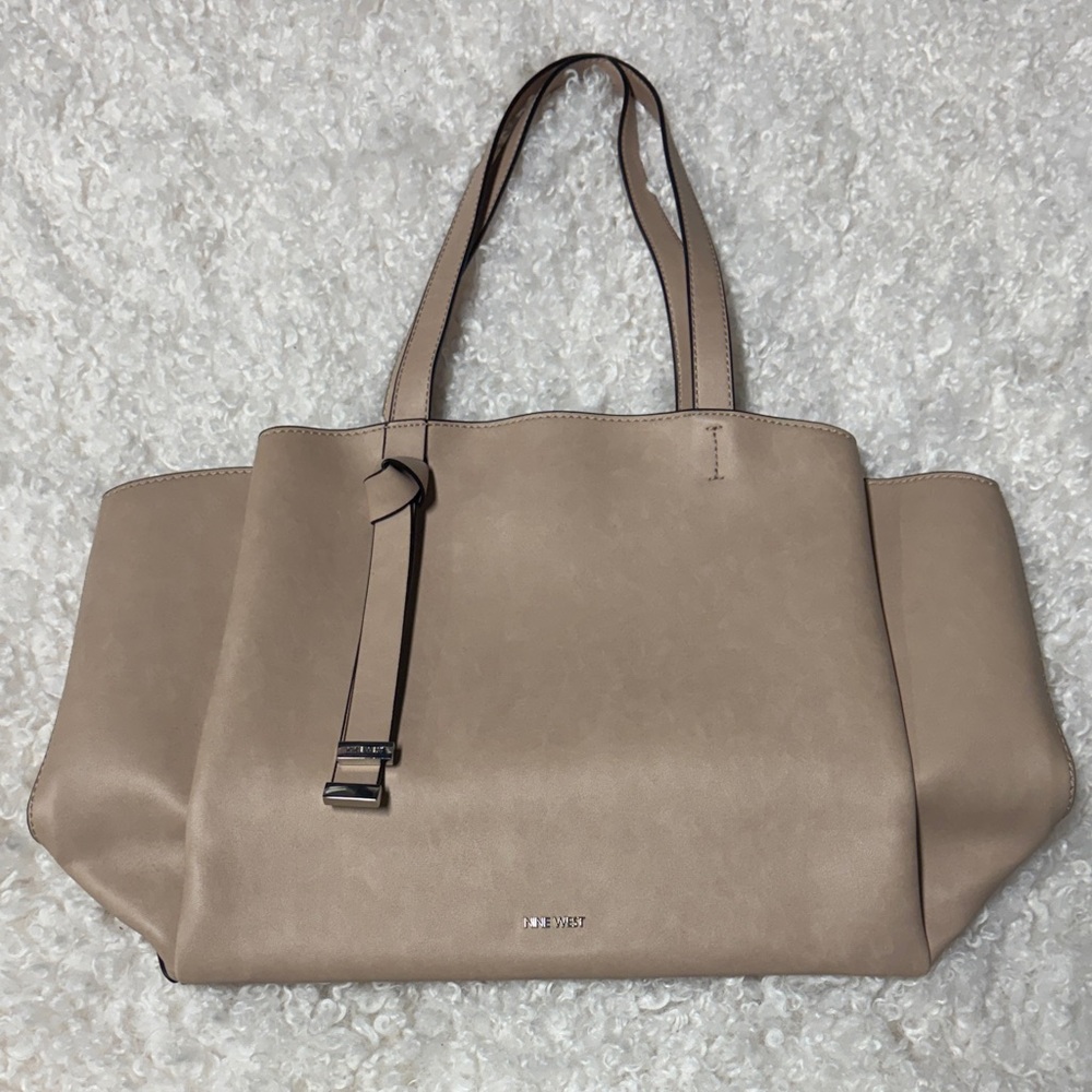 Nine West Beige Tote Bag